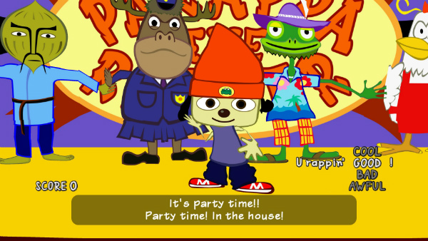 PaRappa The Rapper - Gameplay