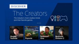PlayStation Store recebe seção The Creators com sugestões de games dos criadores