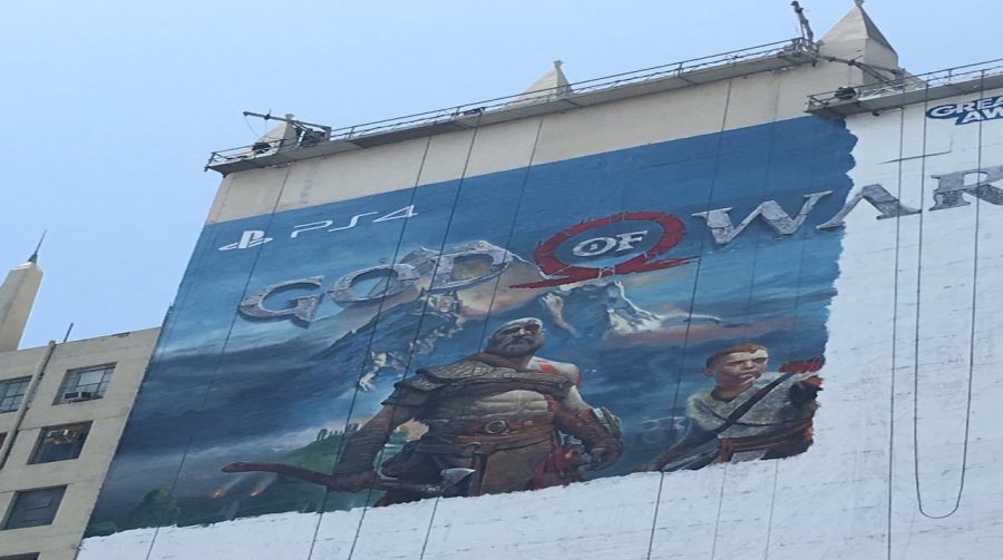 Às vésperas da E3, God Of War chama atenção em Los Angeles