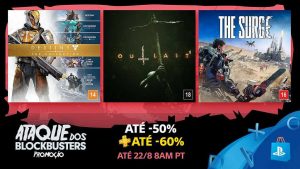 Sony anuncia promoção “Ataque dos Blockbusters”; confira lista