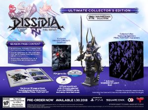 Dissidia Final Fantasy NT chegará ao PS4 com lindas edições exclusivas