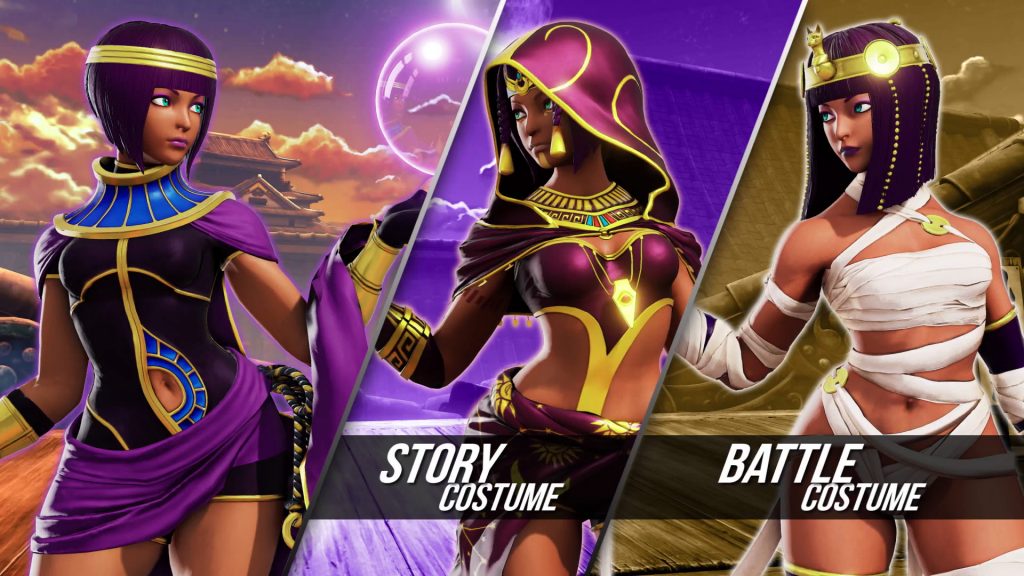 Street Fighter V - Menat - Costumes