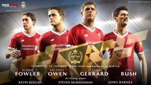 Steven Gerrard e Michael Owen são as novas “lendas” do PES 2018
