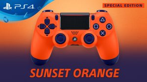 Sony anuncia DualShock 4 “Sunset Orange”, uma edição especial