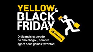 Começou! Se ligue na Yellow & Black Friday dos games da Saraiva