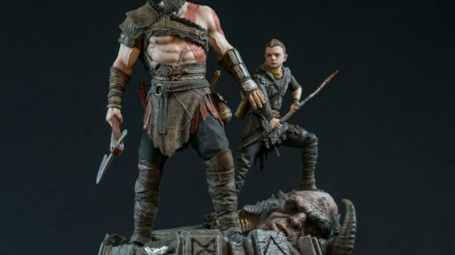 Empresa anuncia action-figure épica de Kratos em novo God of War
