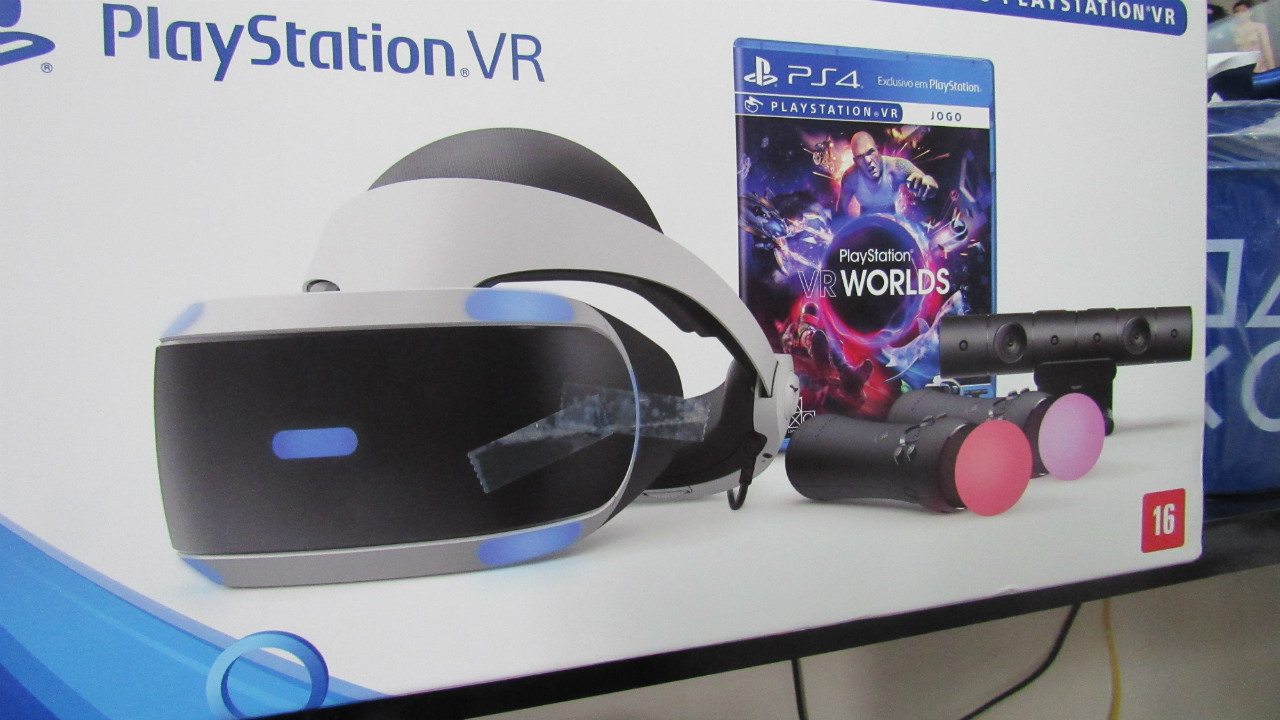 Unboxing Pacote de lançamento do PlayStation VR no Brasil