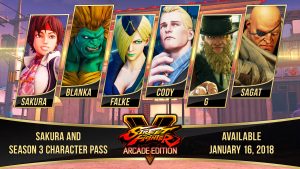 Capcom revela Blanka, Sagat, Sakura e mais três para Street Fighter V