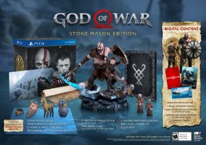 Edição Especial! GameStop revela God of War: Stone Mason Edition