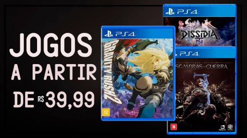 A partir de R$ 40! Veja as melhores ofertas em jogos de PS4