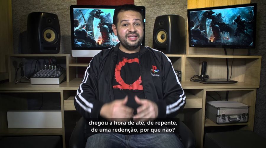 Ricardo Juarez, voz de Kratos, fala sobre a dublagem do novo God of War