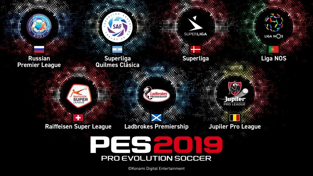 Pro Evolution Soccer 2019 - Novas Ligas