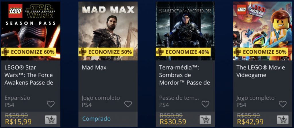 Mais Promoção Jogos da Warner Bros estão mais em conta na PSN