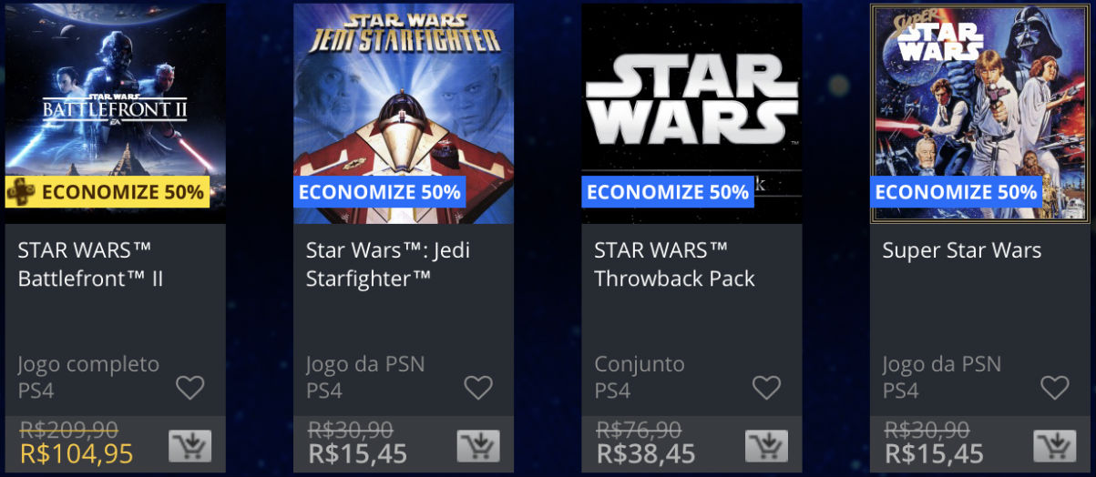 Star Wars - Promoção na PSN
