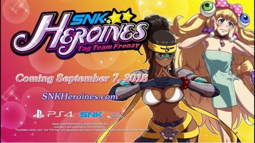 Trailer de SNK Heroines Tag Team Frenzy revela 2 lutadoras