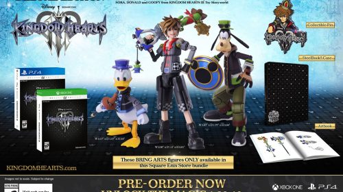 Edição de colecionador de Kingdom Hearts 3 vem com Sora, Donald e Pateta