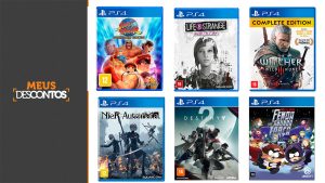 Descontos! Confira os melhores preços em jogos de PS4