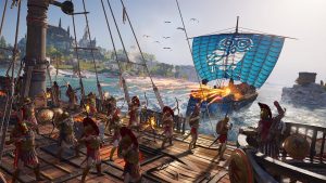 Batalhas navais brilham em novo vídeo de Assassin’s Creed Odyssey em 4K