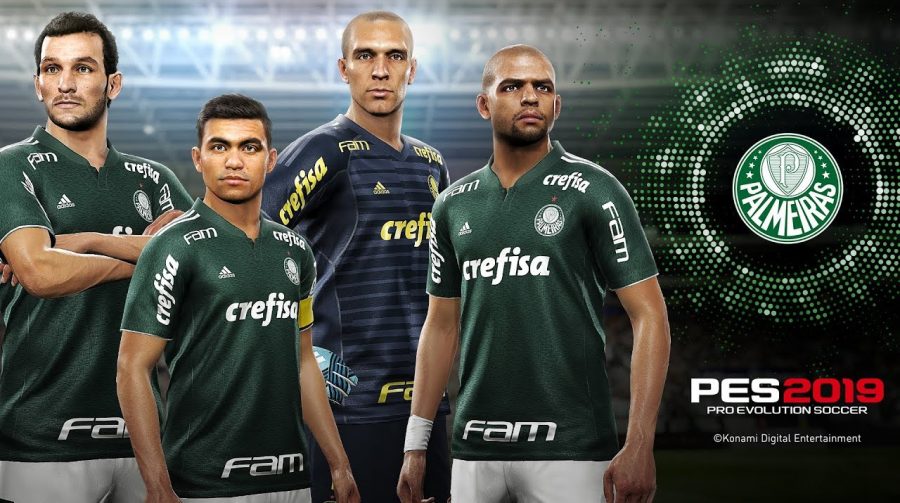 Palmeiras é mais um parceiro exclusivo da Konami em PES 2019