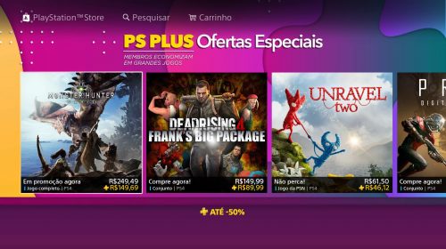 Sony oferece ofertas especiais em jogos para membros PS Plus