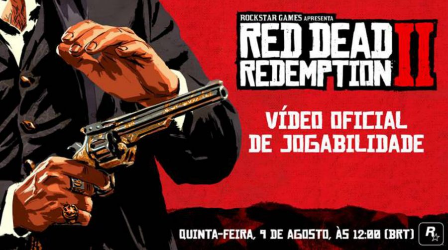 Rockstar anuncia vídeo de gameplay de Red Dead Redemption 2 para AMANHÃ!