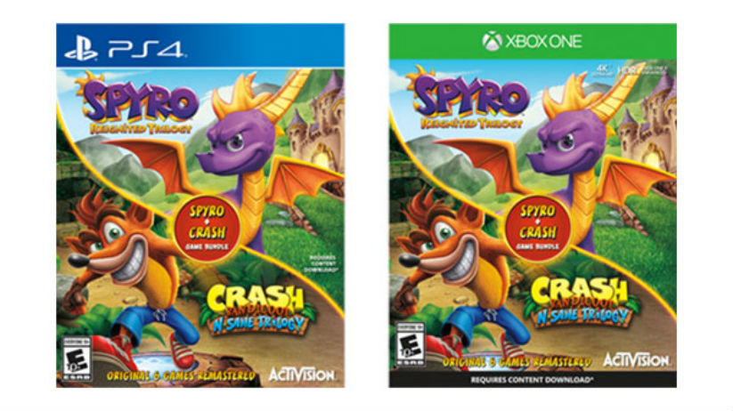 [Rumor] Bundle das trilogias Spyro + Crash pode chegar ao para PS4