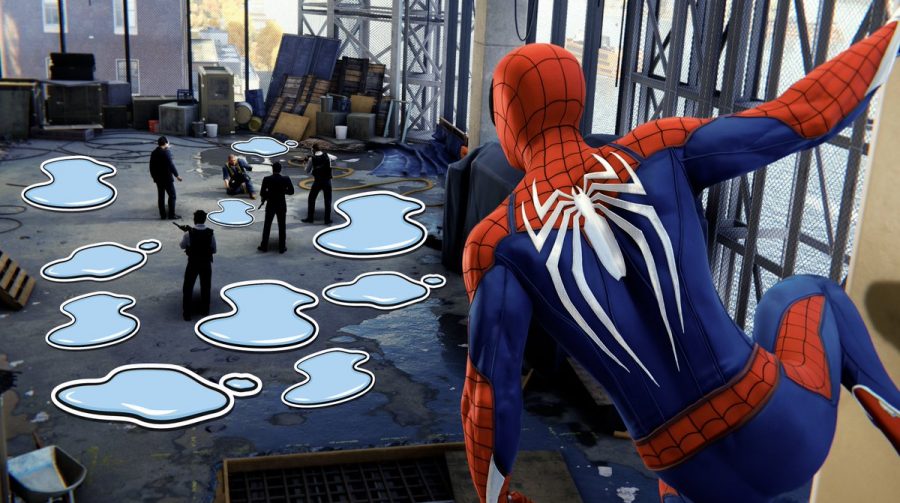 HUE HUE! Atualização de Spider-Man traz stickers de... poças d'água