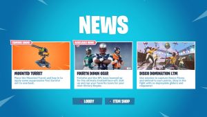 Torretas são a próxima novidade de Fortnite; lançamento em breve