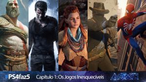 [#PS4faz5]: Os cinco melhores jogos do PlayStation 4
