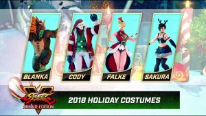 Capcom revela skins natalinas e de Resident Evil para Street Fighter V