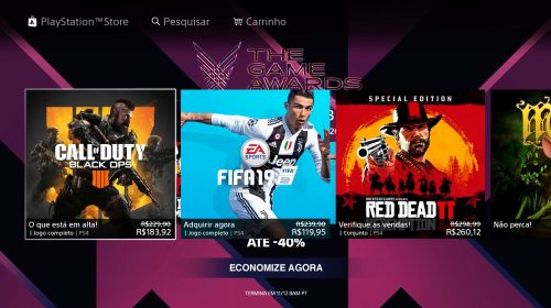 Sony lança promoção The Game Awards na PSN; veja jogos e preços
