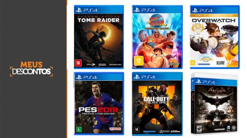 Economize! Jogos de PS4 começando em R$ 20; E ainda tem cupom!