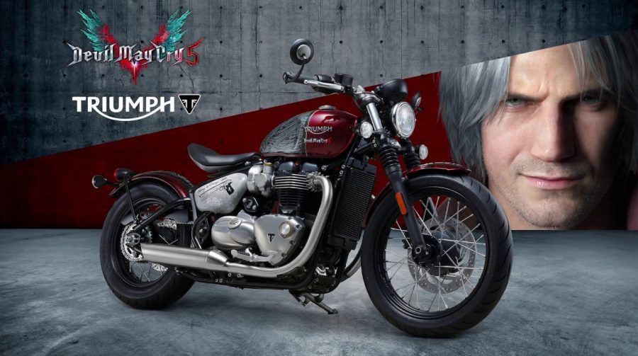 Em parceria com a Triumph, Capcom revela moto inspirada em Devil May Cry 5