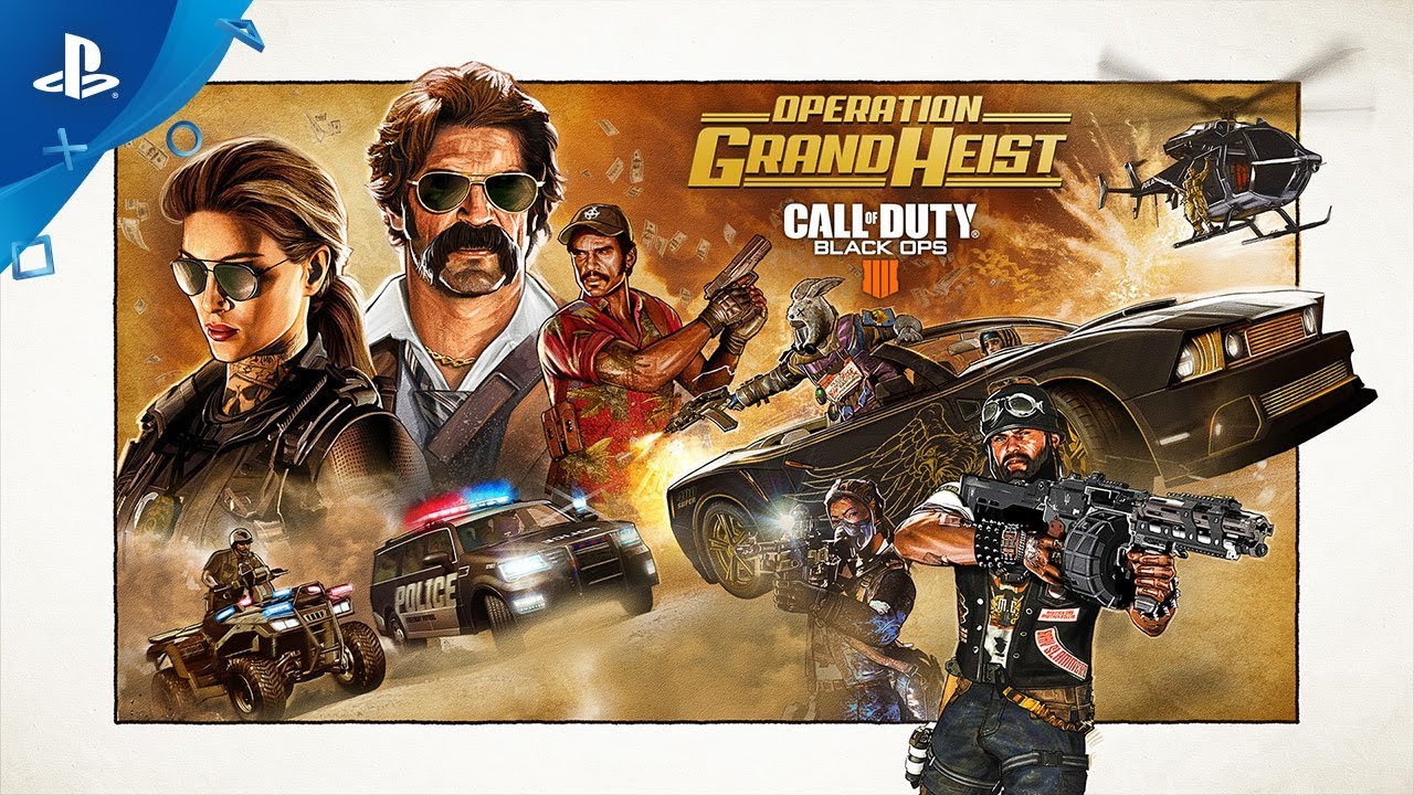 Operation Grand Heist é o novo DLC de CoD Black Ops 4; veja o trailer