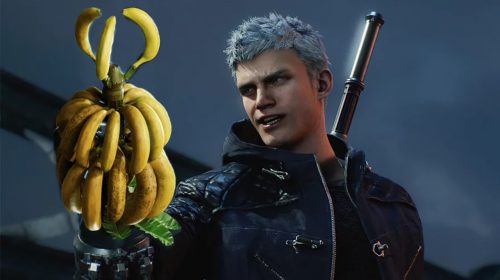 Devil May Cry 5: DLC gratuito coloca bananas no braço de Nero