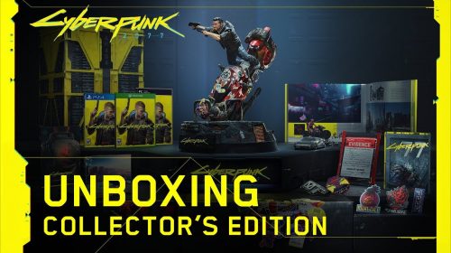 Confira o unboxing da edição de colecionador de Cyberpunk 2077