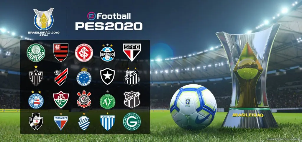 eFootball PES 2020 terá Brasileirão