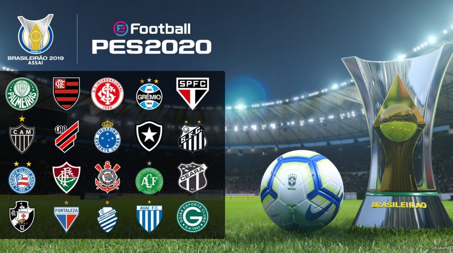 PES 2020 terá parceria com Vasco, Atlético Mineiro exclusivo e série B