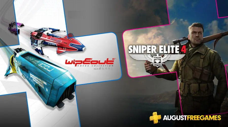 [Oficial] PS Plus de agosto terá Sniper Elite 4 e WipEout Omega Collection