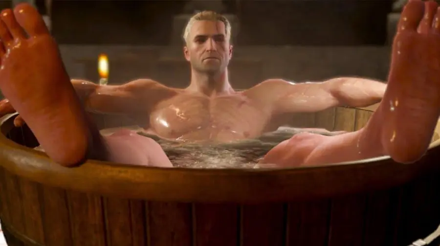 The Witcher da Netflix tem cena da banheira de The Witcher 3