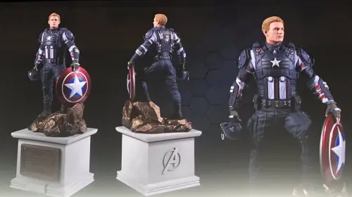 Edição de Colecionador de Marvel's Avengers terá estatueta do Capitão América
