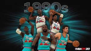 NBA 2K20 terá equipes com os melhores de cada década