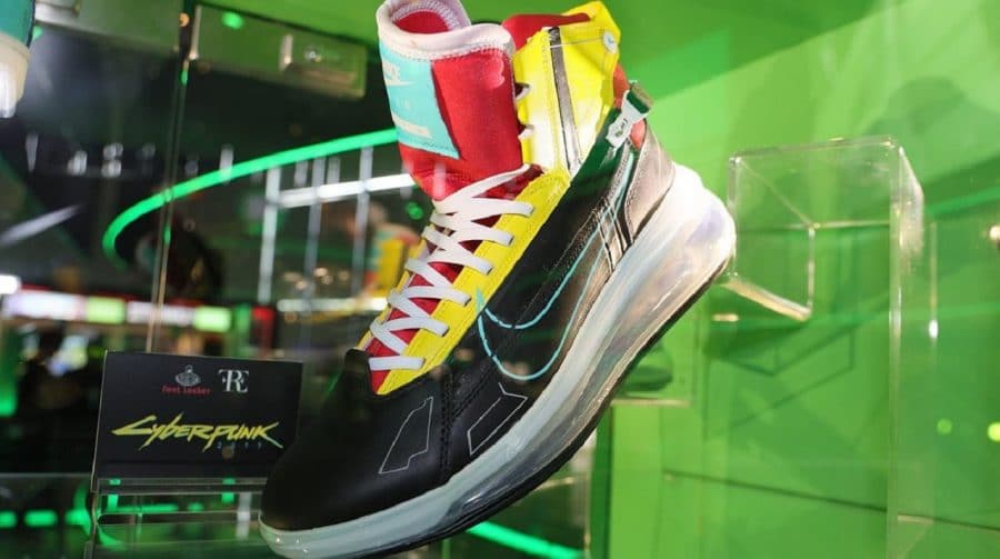 O futuro nos pés: Cyberpunk 2077 ganha tênis personalizado