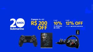 Aniversário Submarino tem cupons e bons descontos