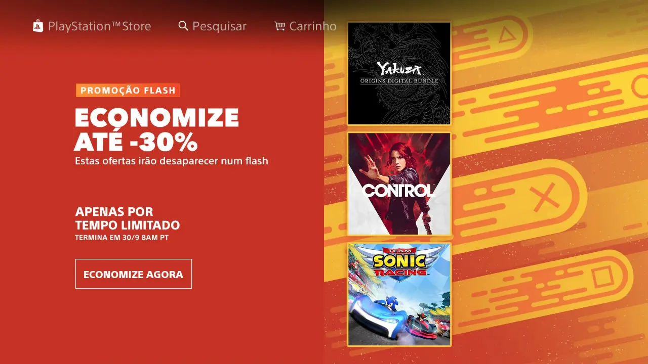 Promoção Flash: Sony oferece jogos com descontos na PS Store