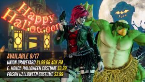 Personagens de Street Fighter V vão receber skins de Halloween