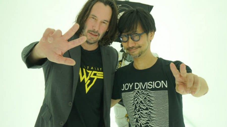 Mais que amigos, friends! Keanu Reeves visita a Kojima Productions