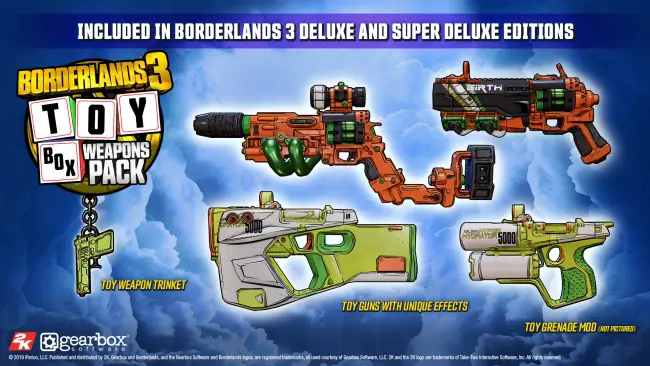 Toy Box Borderlands 3