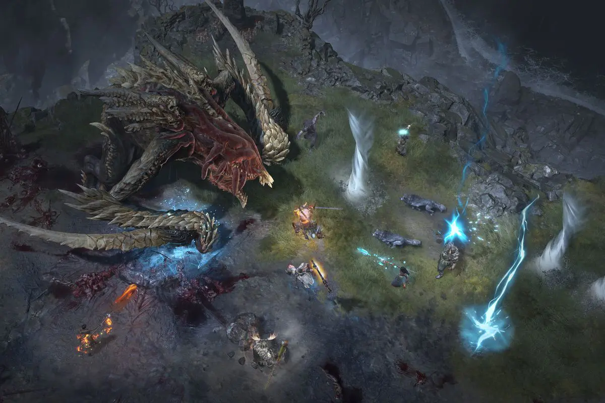 Diablo IV: novo gameplay mostra luta demoníaca contra chefão