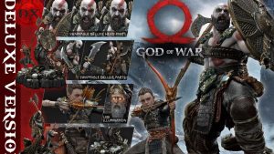 Prime 1 Studio revela estatueta de Kratos de quase R$ 6 mil